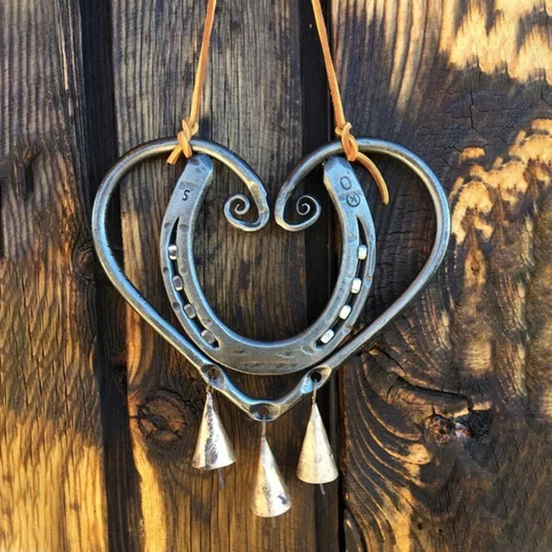 ❤100% Handmade | The Horseshoe Heart Wind Chime❤