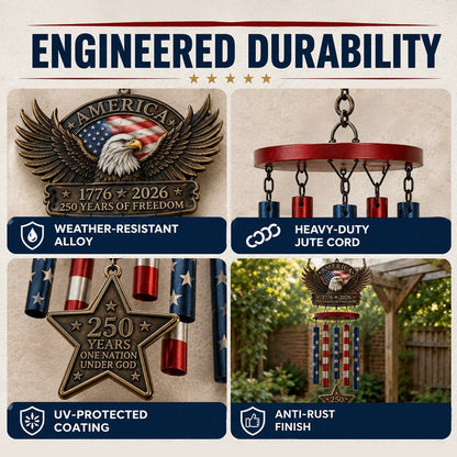 💥Flash Sale - Up To 49% Off ⏰ - 250 Years of Freedom™ Commemorate Wind Chime