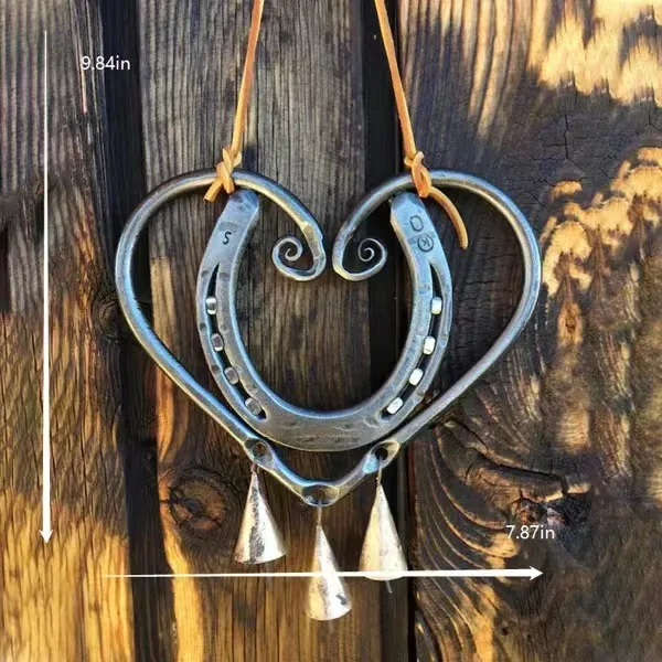 ❤100% Handmade | The Horseshoe Heart Wind Chime❤
