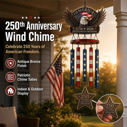 💥Flash Sale - Up To 49% Off ⏰ - 250 Years of Freedom™ Commemorate Wind Chime