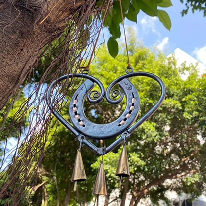 ❤100% Handmade | The Horseshoe Heart Wind Chime❤